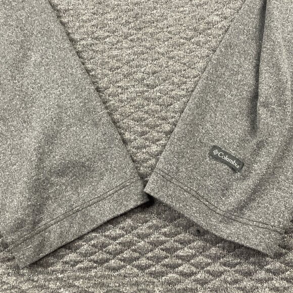 Columbia Active Hoodie Men’s M Quilted Pullover Sweatshirt Gray Midweight - Picture 9 of 9